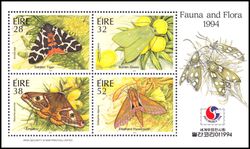 1994  Intern. Briefmarkenausstellung PHILAKOREA`94 - Nachtfalter