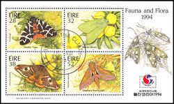 1994  Intern. Briefmarkenausstellung PHILAKOREA`94 - Nachtfalter