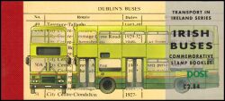 1993  Irisches Verkehrswesen: Historische Omnibusse - Markenheftchen