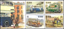 1993  Irisches Verkehrswesen: Historische Omnibusse - Markenheftchen