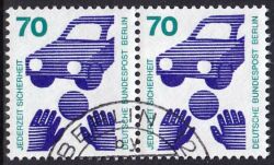 1973  Freimarken: Unfallverhütung aus Bogen