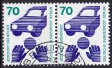 1973  Freimarken: Unfallverhütung aus Bogen