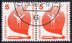 1971  Freimarken: Unfallverhütung aus Bogen