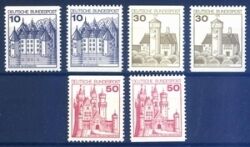 1977  Freimarken: Burgen und Schlösser aus MH
