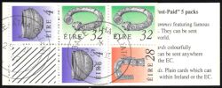 1991  Freimarken: Irische Kunstschätze - Markenheftchen