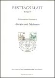 1977  Erstagsblätter BRD - Jahrgang 1977