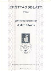 1983  Erstagsblätter BRD - Jahrgang 1983