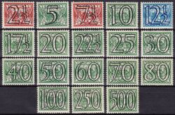 1940  Freimarken: Fliegende Taube in Farbänderung