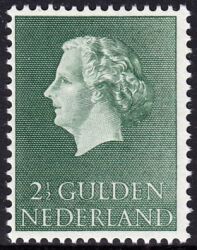 1955  Freimarke: Königin Juliana