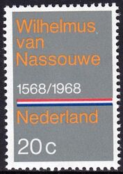 1968  400 Jahre Nationalhymne Wilhelmus 