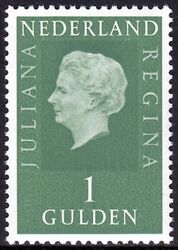 1969  Freimarke: Königin Juliana