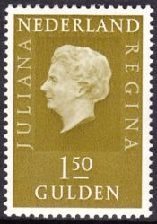 1971  Freimarken: Knigin Juliana