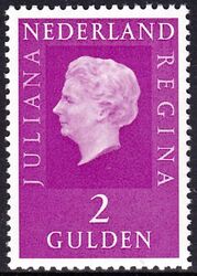 1973  Freimarke: Königin Juliana