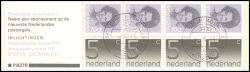 1982  Freimarken: Königin Beatrix / Ziffer - Markenheftchen