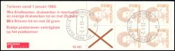 1991  Freimarken: Königin Beatrix - Markenheftchen