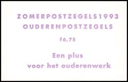 1993  Sommermarken: Seniorenarbeit - Markenheftchen