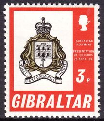 1971  Fahnenweihe des Gibraltar-Regiments