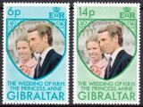 1973  Hochzeit von Prinzessin Anne und Mark Phillips
