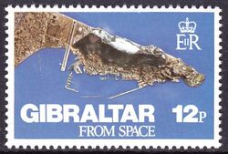 1978  Gibraltar aus dem Weltraum fotografiert