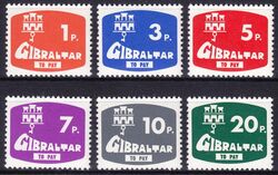 1976  Portomarken: Wappen von Gibraltar