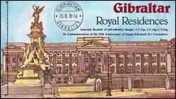 1978  25. Jahrestag der Krönung von Königin Elizabeth - Markenheftchen