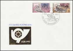 1990  500 Jahre Internationale Postverbindungen in Europa