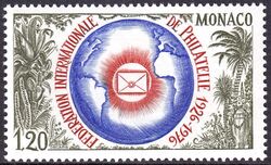 1976  50 Jahre Briefmarkensammler-Vereinigungen (FIP)