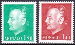 1980  Freimarken: Fürst Rainier III.