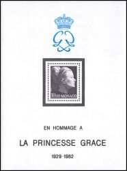1983  Blockausgabe: Tod von Fürstin Gracia Patricia