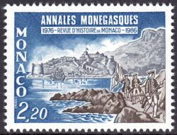 1986  10 Jahre Zeitschrift "Annales Monegasques"