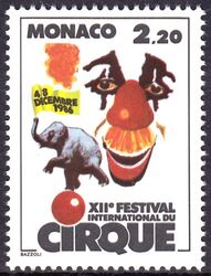1986  12. Internationales Zirkusfestival von Monte Carlo