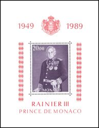 1989  40jhriges Thronjubilum des Frsten Rainier III.