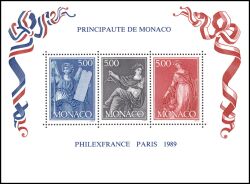 1989  Intern. Briefmarkenausstellung PHILEXFRANCE `89