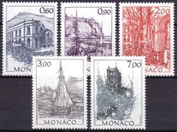 1992  Freimarken: Frühere Ansichten von Monaco