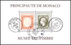1992  Planung des Briefmarken-Museums von Monaco