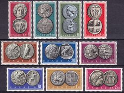 1959  Freimarken: Altgriechische Münzen
