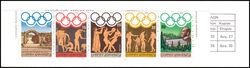 1984  Olympische Sommerspiele in Los Angeles - Markenheftchen