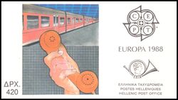 1988  Europa: Transport- und Kommunikationsmittel - Markenheftchen