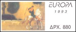 1993  Europa: Zeitgenössische Kunst - Markenheftchen