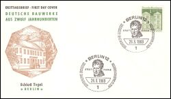 1969  Freimarken: Deutsche Bauwerke