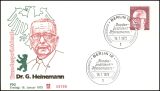 1973  Freimarken: Bundespräsident Gustav Heinemann