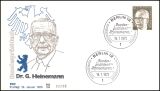 1973  Freimarken: Bundespräsident Gustav Heinemann