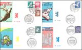 1975/76  Freimarken: Industrie und Technik kompl.