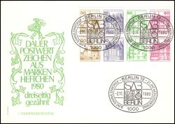 1980  Freimarken: Burgen & Schlösser - 1. Verwendungstag