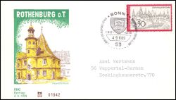 1969  Fremdenverkehr - Rothenburg an der Tauber