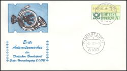 1981  Automatenmarken - Standardsatz VS 1 - Darmstadt mit Zählnummer
