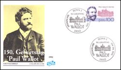 1991  150. Geburtstag von Paul Wallot - Aechitekt
