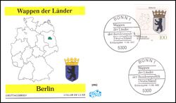 1992  Wappen der Länder der BRD - Berlin