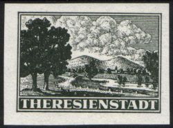 1943  Theresienstadt Zulassungsmarke