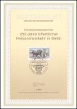 1990  Erstagsblätter Berlin - Jahrgang 1990